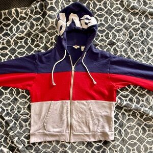 Levi’s Red White and Blue zip up hoodie ( Medium)